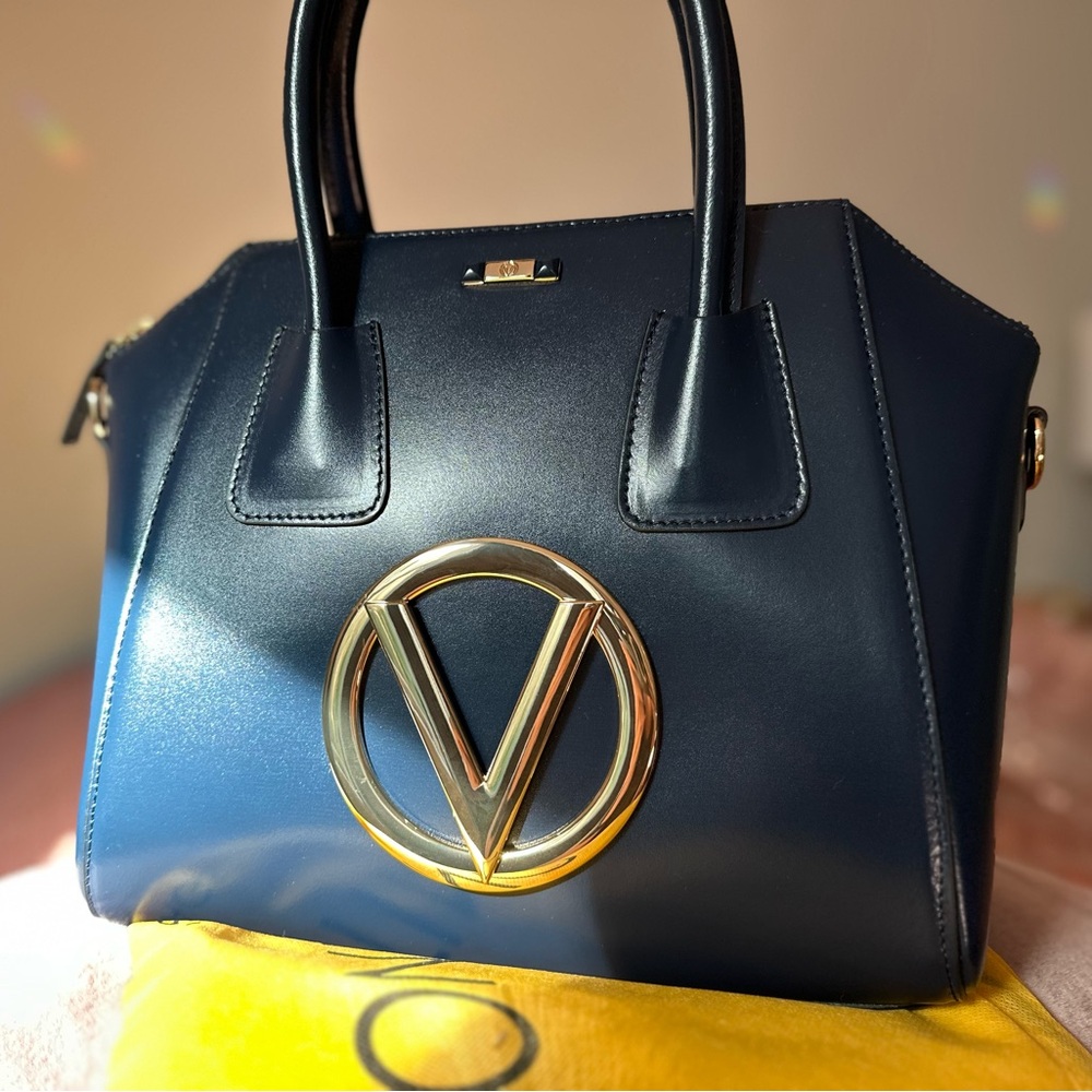 ⬇️ NWT Mario Valentino Mini Logo Leather Tote